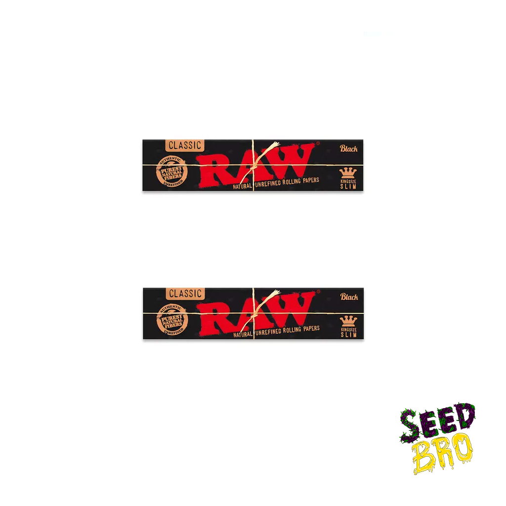 PAPELILLOS RAW BLACK CLASIC KING SIZE