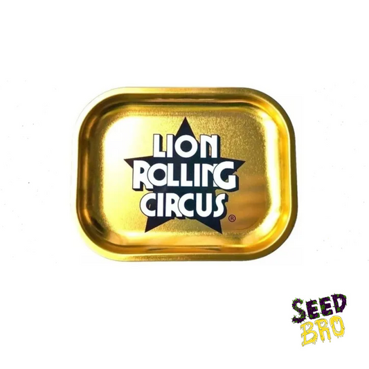 BANDEJA LION ROLLING CIRCUS GOLD